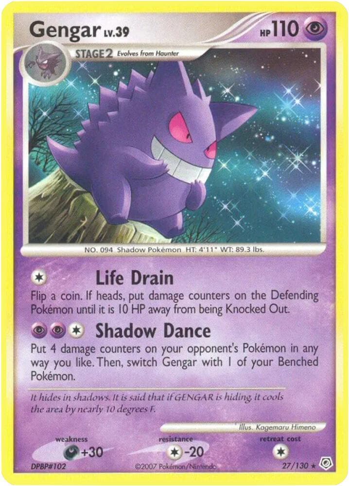 Gengar 27/130 Diamond and Pearl