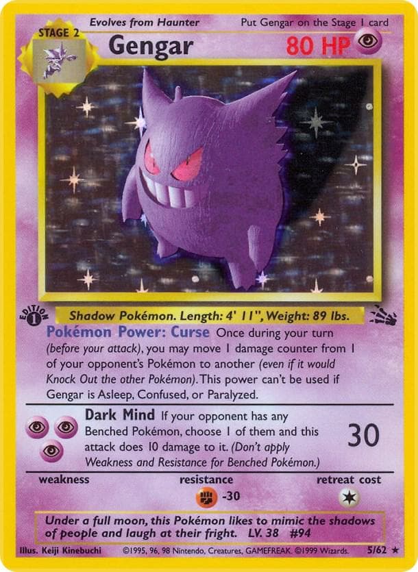 Gengar 05/62 Fossil