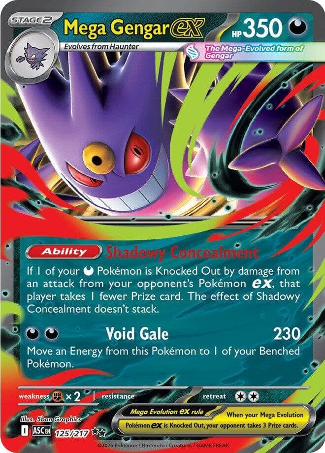 Mega Gengar ex 125/217 Ascended Heroes