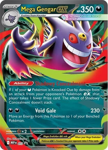 Mega Gengar ex 73 Mega Evolution Promo