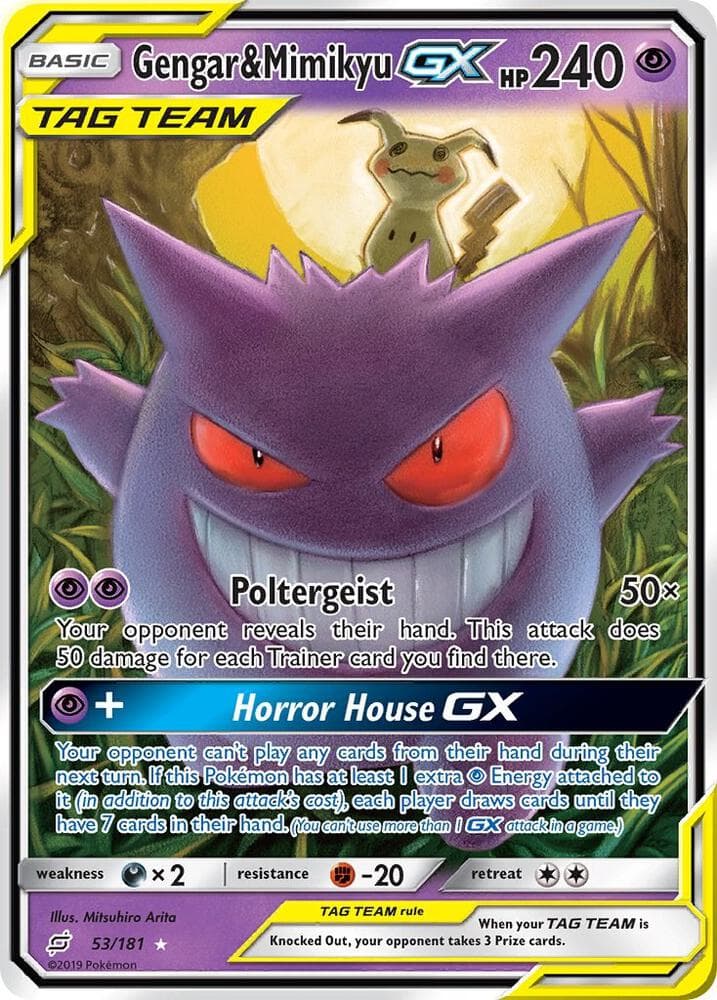 Gengar & Mimikyu GX 53/181 Team Up